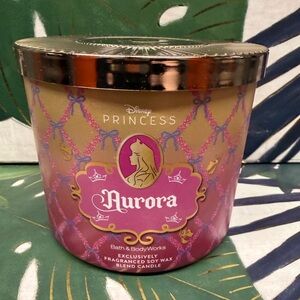 Disney Aurora Bath and Body Works 3 wick candle NWT